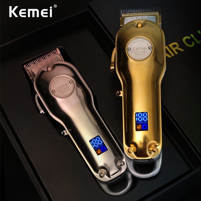 Kemei KM 1986 Alat Cukur Rambut Hair Clipper Electric Cordless Professional Mesin Cukuran KM-1986