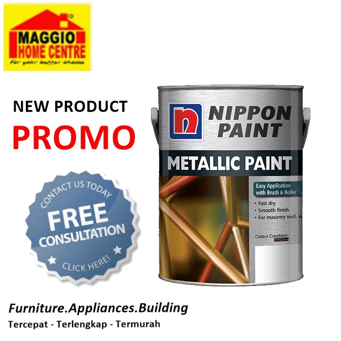 Cat Besi - Cat Kilap Besi - Metallic Paint - Nippon
