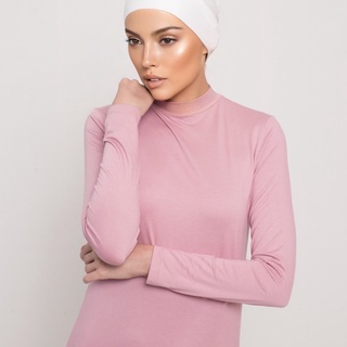 NURANI Manset Kaos Long Sleeve Highneck Ringan JADECLOVER