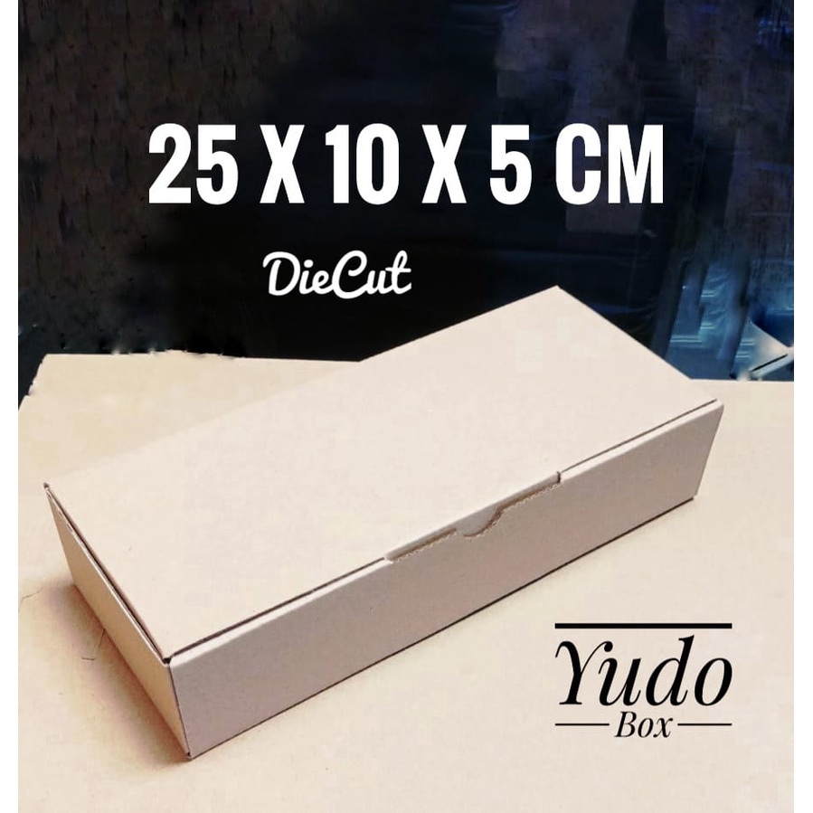 

Kardus Box Polos Uk .25 x 10 x 5 cm Die Cut