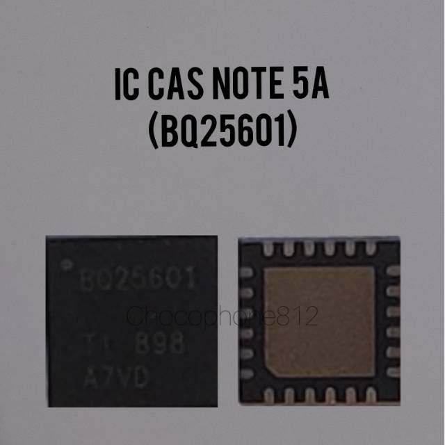 Ic Charger BQ25601 Xiaomi Redmi Note 5A Ic Cas BQ 25601 Original