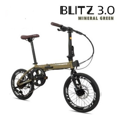 Instan Sepeda Lipat Pacific BLITZ 3.0 16 Inch Steel 1x9Speed Garansi SNI-1