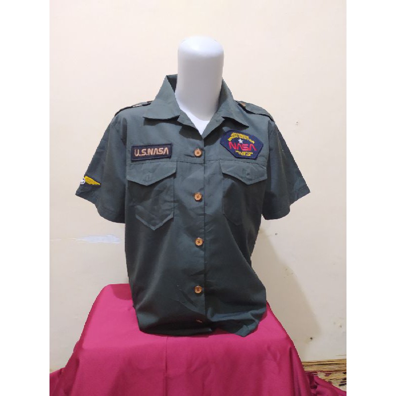 ATASAN / KEMEJA ARMY US NASA PRELOVED SECOND