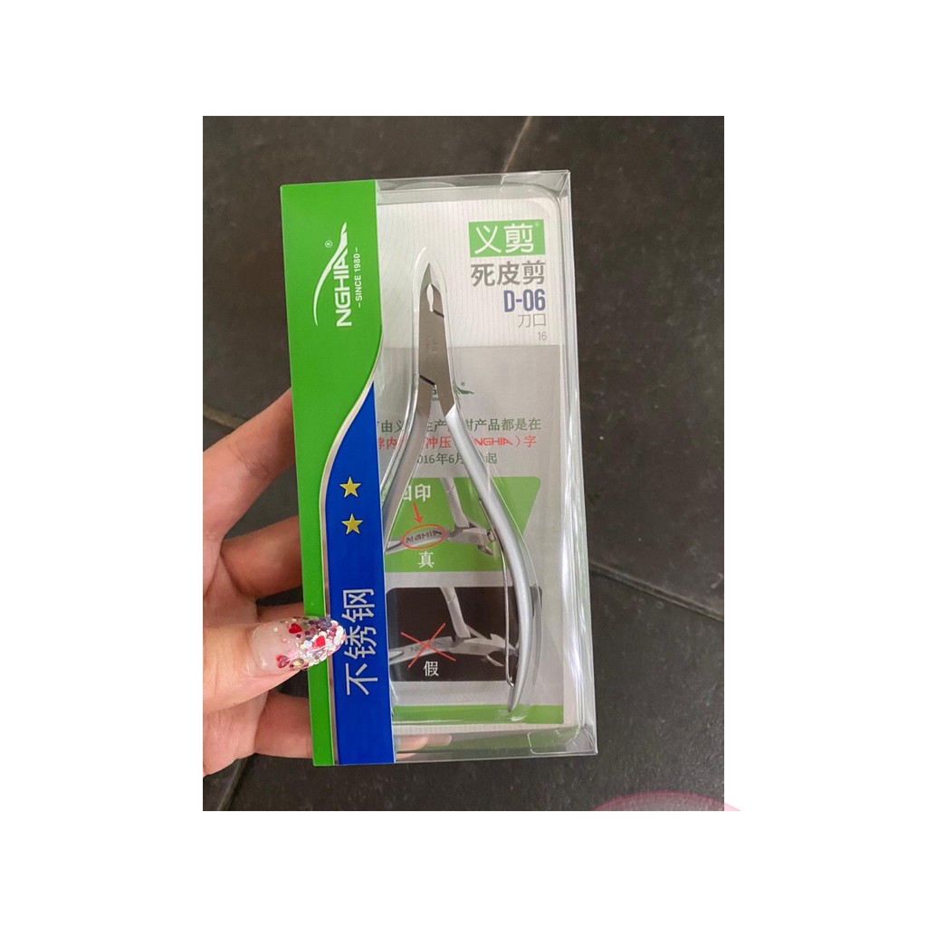 Nghia D-06 JAW 14 cuticle nipper ORI gunting kutikula proffesional use Produk Good Quality