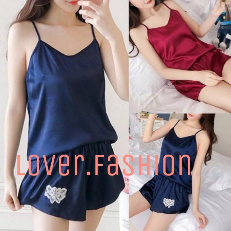 Lover.fashion,Set Tanktop Bordir Import