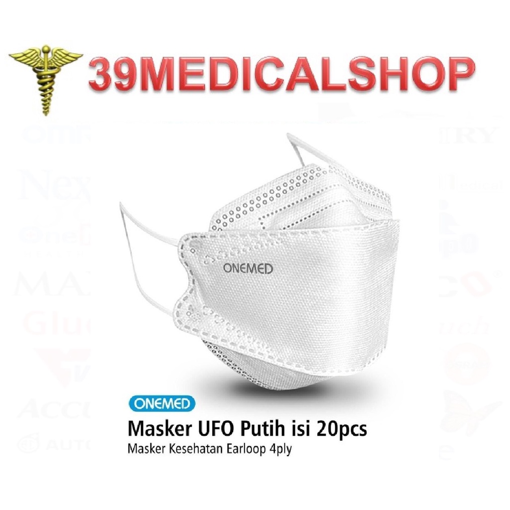 MASKER 3D UFO ONEMED MEDIS 3D BOX ISI 20