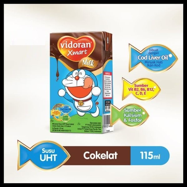 

Vidoran Xmart Milk 115ml Rasa Cokelat