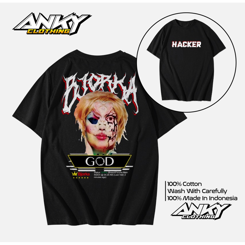 KAOS BAJU TSHIRT HACKER BJORKA KAOS DISTRO VIRAL TERLARIS - ANKYCLOTHING