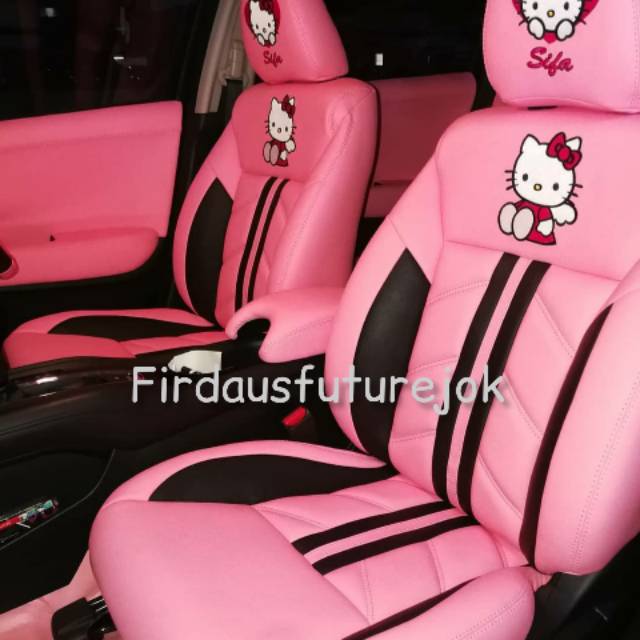 Sarung jok mobil avanza xenia agya mobilio karakter bola,animasi,nama,dll untuk semua tipe mobil