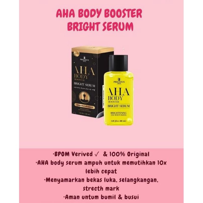 AHA Body Serum AHA /  White Body Serum BPOM