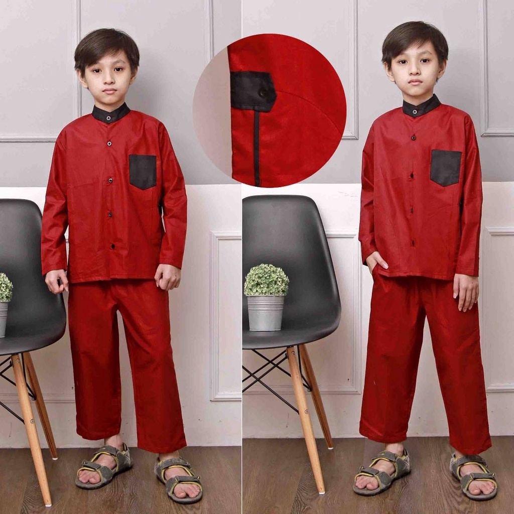 BISA COD //ALIPIO FASHION -STELAN KOKO ZAVIAR  / koko abg / koko anak anak / satu set / koko +celana