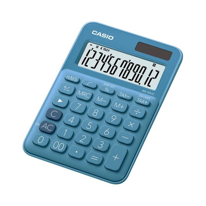 

Grosir CASIO Colorful Calculator MS-20UC-Blue Keren