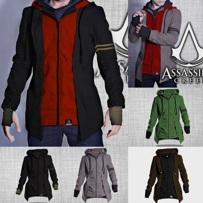 Jaket Assasin Assassin Creed AXL Blazer Semi Hoodie