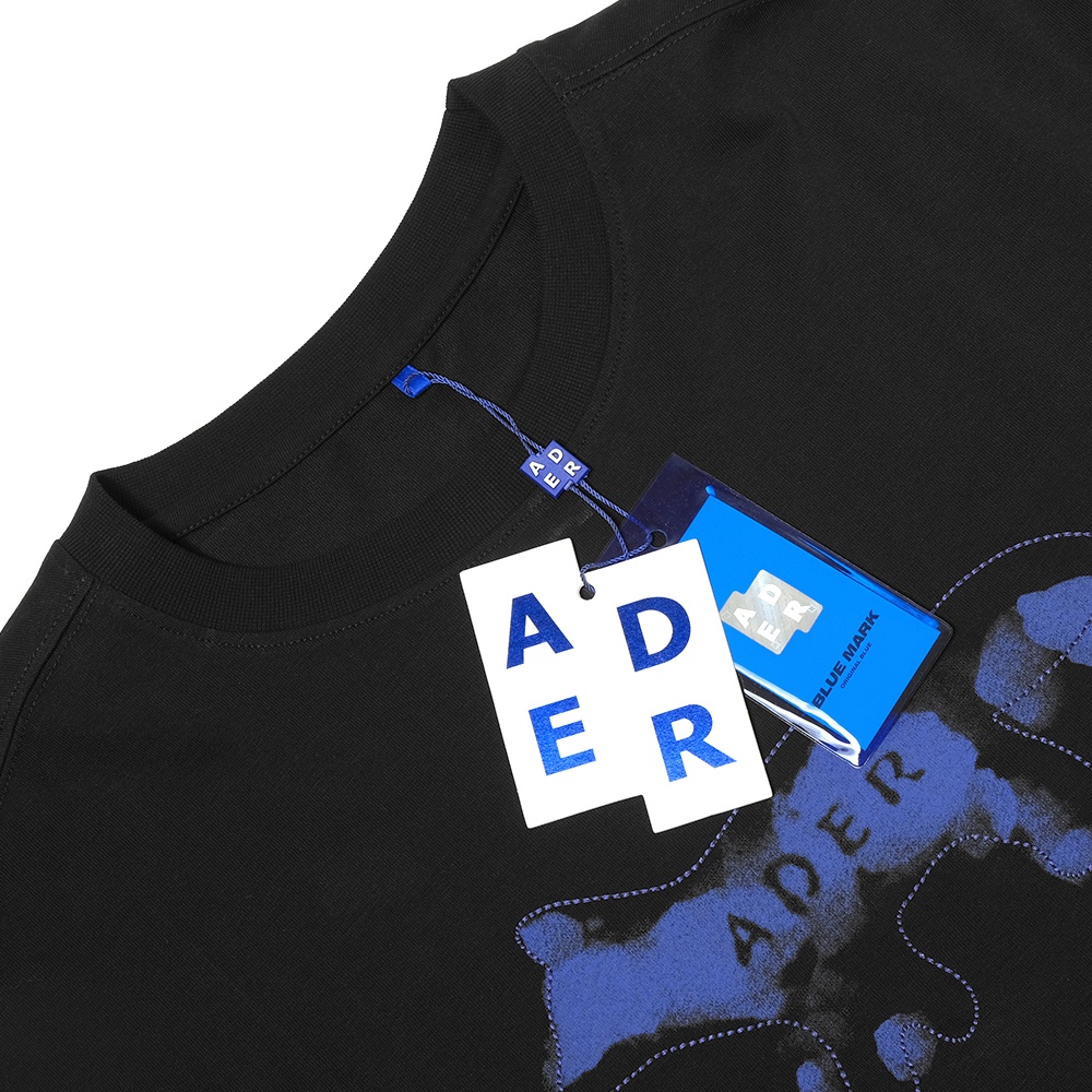 Ader Error Fog Fox T-Shirt Black