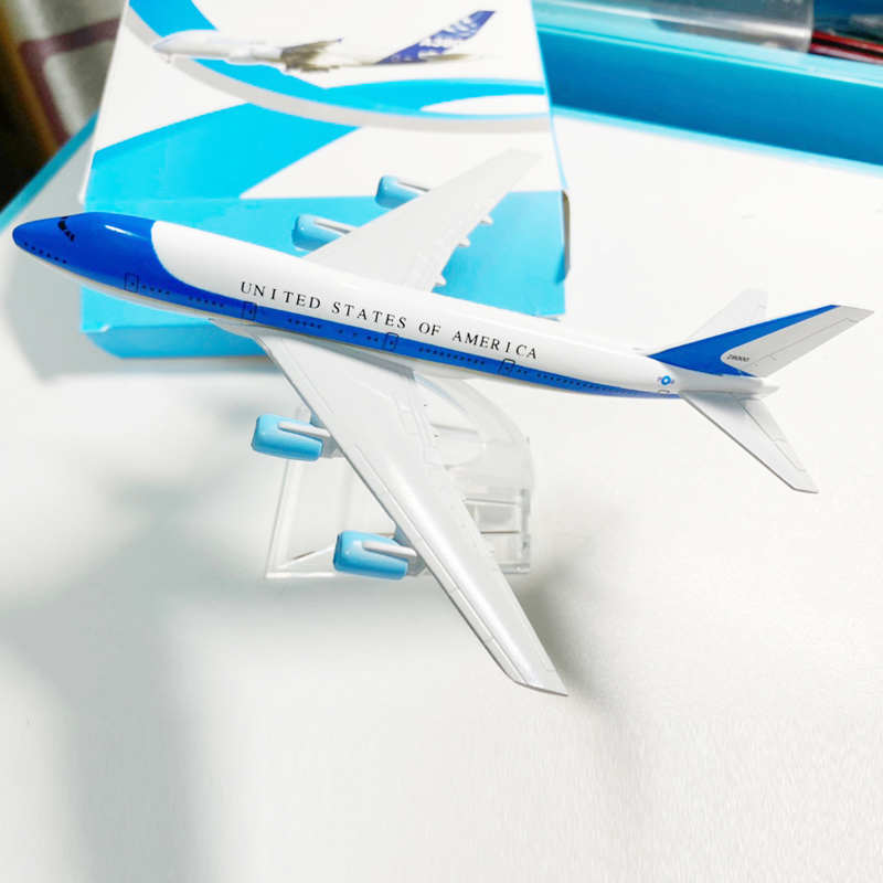 Amerika Serikat Boeing 747model Pesawat Diecast Metal B747 Pesawat Mainan Pesawat