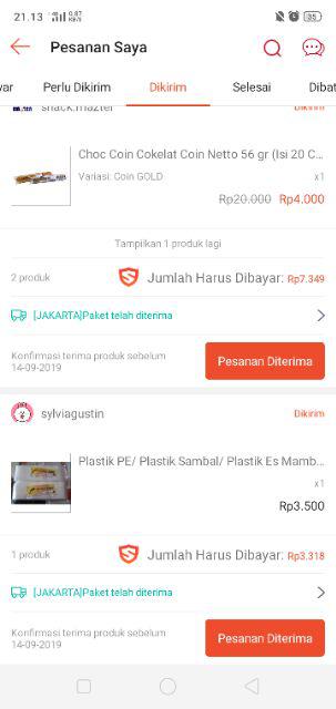 Plastik Pe/ Plastik Sambal/ Plastik Es Mambo Cap Puma Ukuran 5x15 Cm