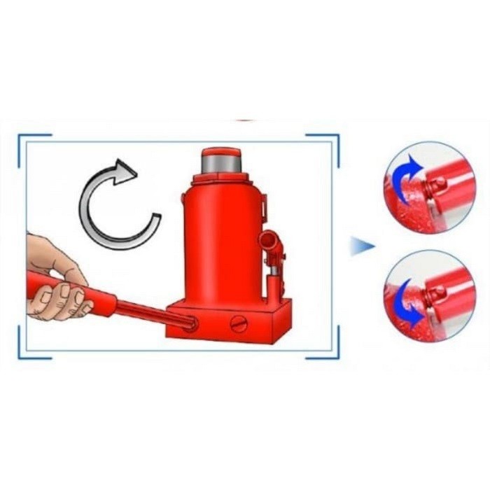 Dongkrak Botol 3 Ton Dongkrak Mobil Hidrolik Hydraulic Jack Universal