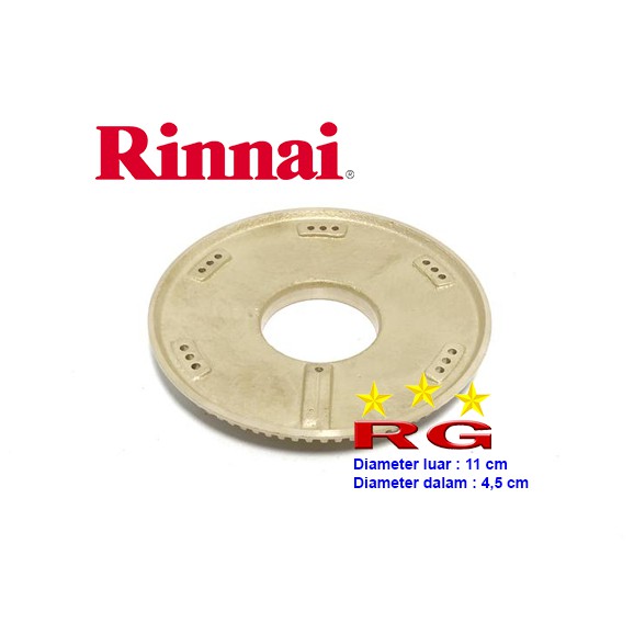 BURNER KOMPOR GAS RINNAI TURBO TORNADO KUNINGAN KOMPOR GAS RINNAI