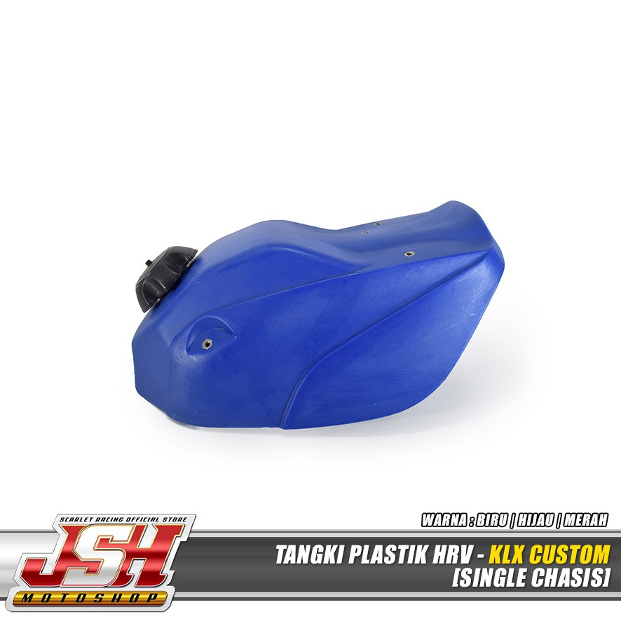 Tangki Motor KLX Custom HRV Single Chasis Warna Biru Hijau Merah