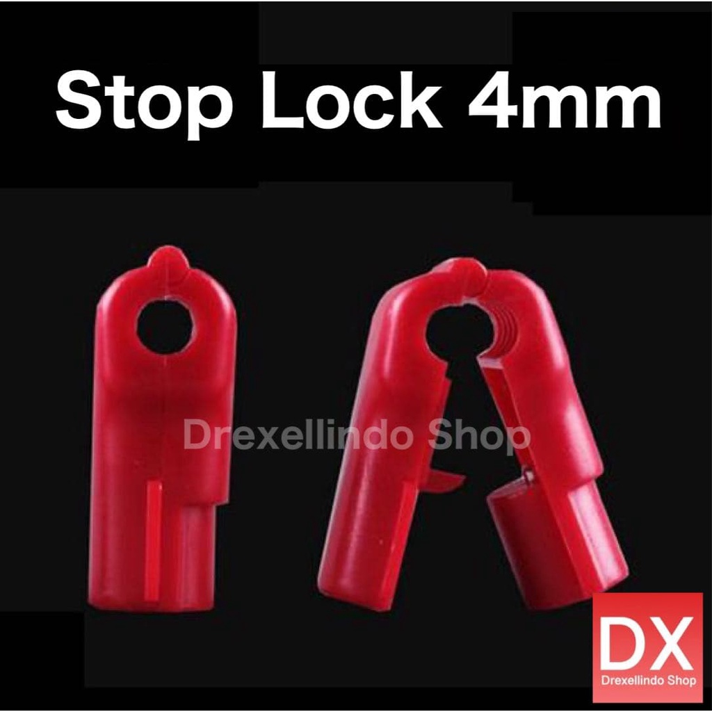 Stop lock kunci pengaman security stop lock 4mm per pcs