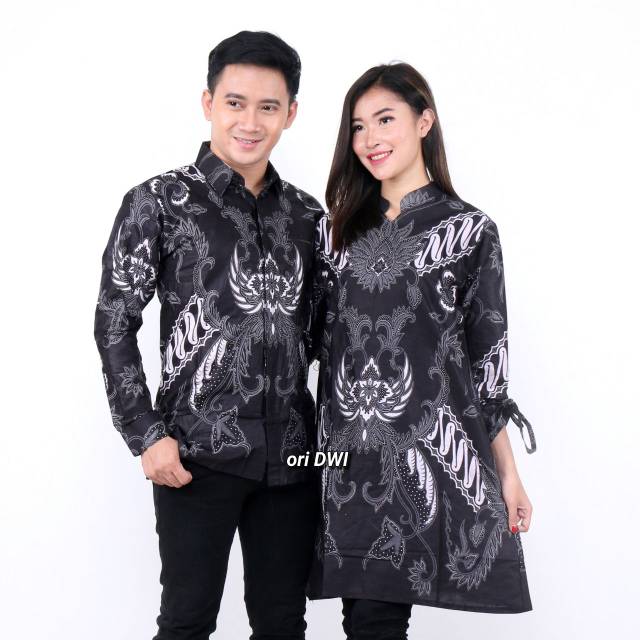 COUPLE BATIK TUNIK KEMEJA , ATASAN BATIK