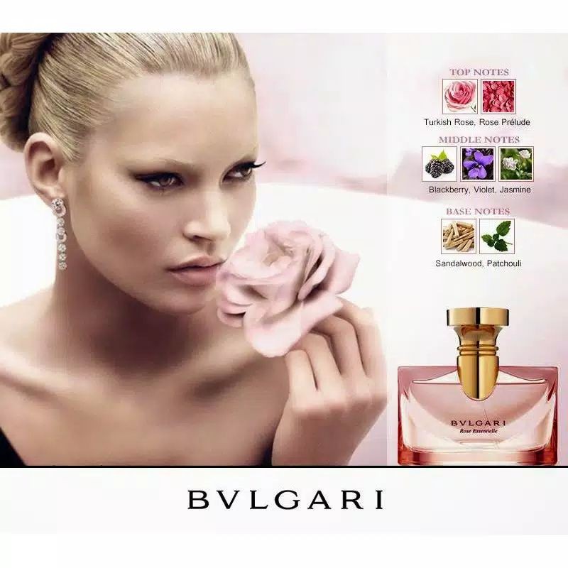 PARFUM WANITA BULGARI ESSENTIELLE ROSE - 100ML