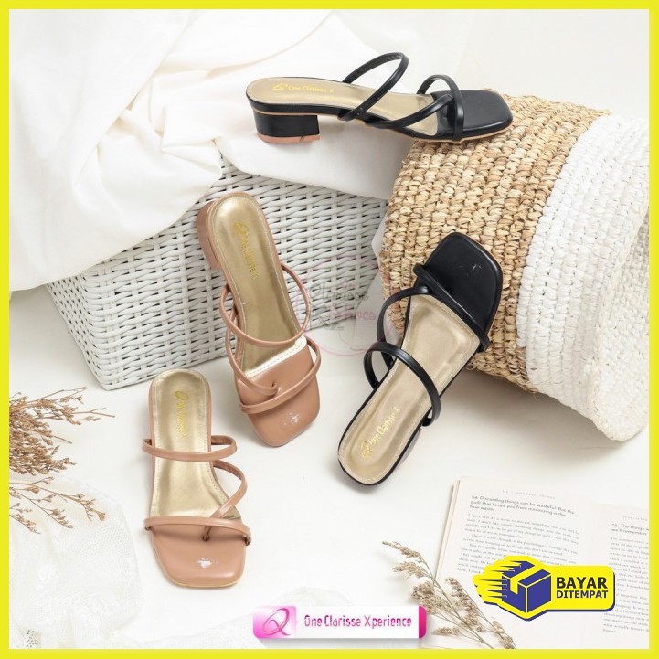 Heels Wanita Terbaru 2021 Hils Sendal Cewek Murah High Heels Keki VT693 Hak Tali Renata Heels Wanit