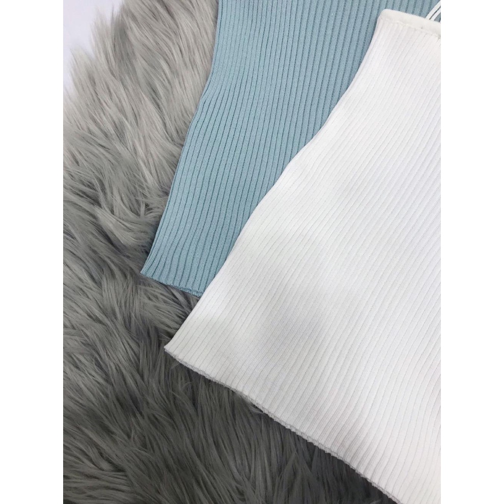 Nicebra Tank Top Tali Polos Wanita Import Gaya Korea 4034