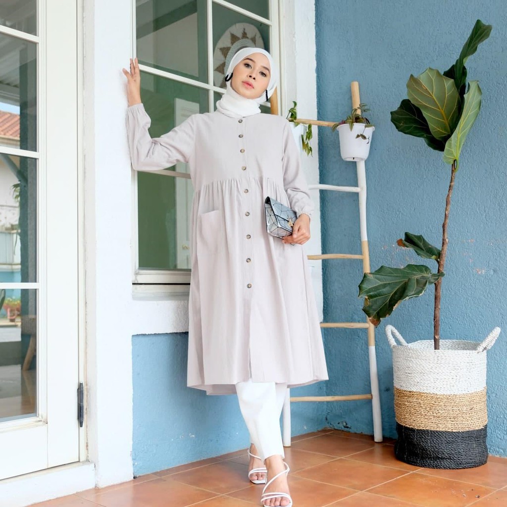 KLANIA LONG TUNIC / TUNIK / ATASAN WANITA / ATASAN KONDANGAN