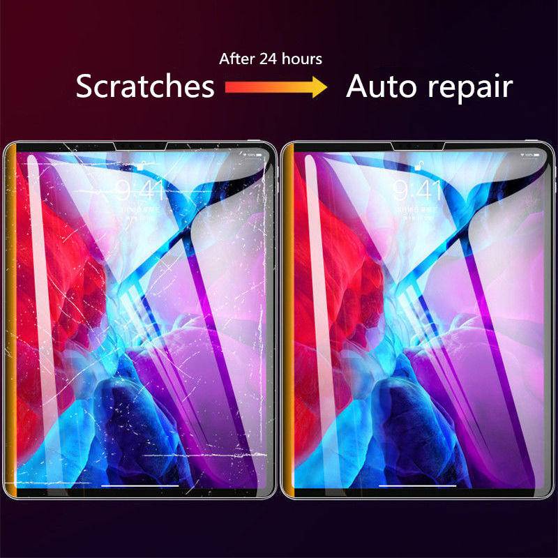 For Apple iPad Pro Air3 10.5 11 12.9 inch Tempered Hydrogel film Screen Protector for ipad 7th 10.2 inch Screen protector Film