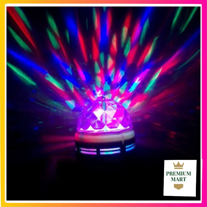 Lampu Disko Disco Full Warna Led Putar Kolour Rainbow rgb [PM]