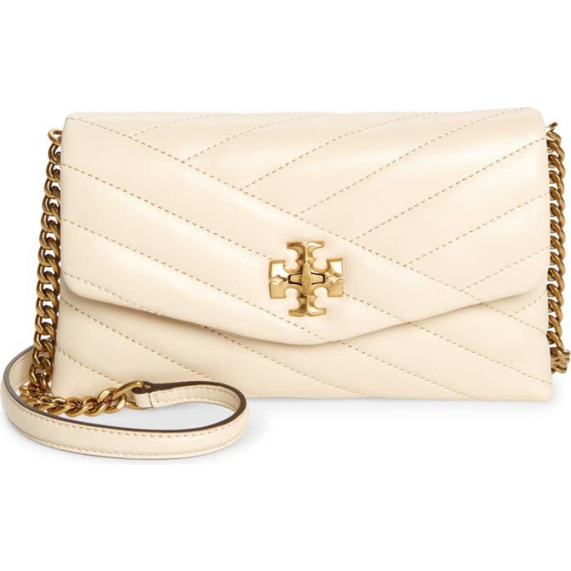 Tas Wanita Tb Kira Chevron Leather Chain Wallet