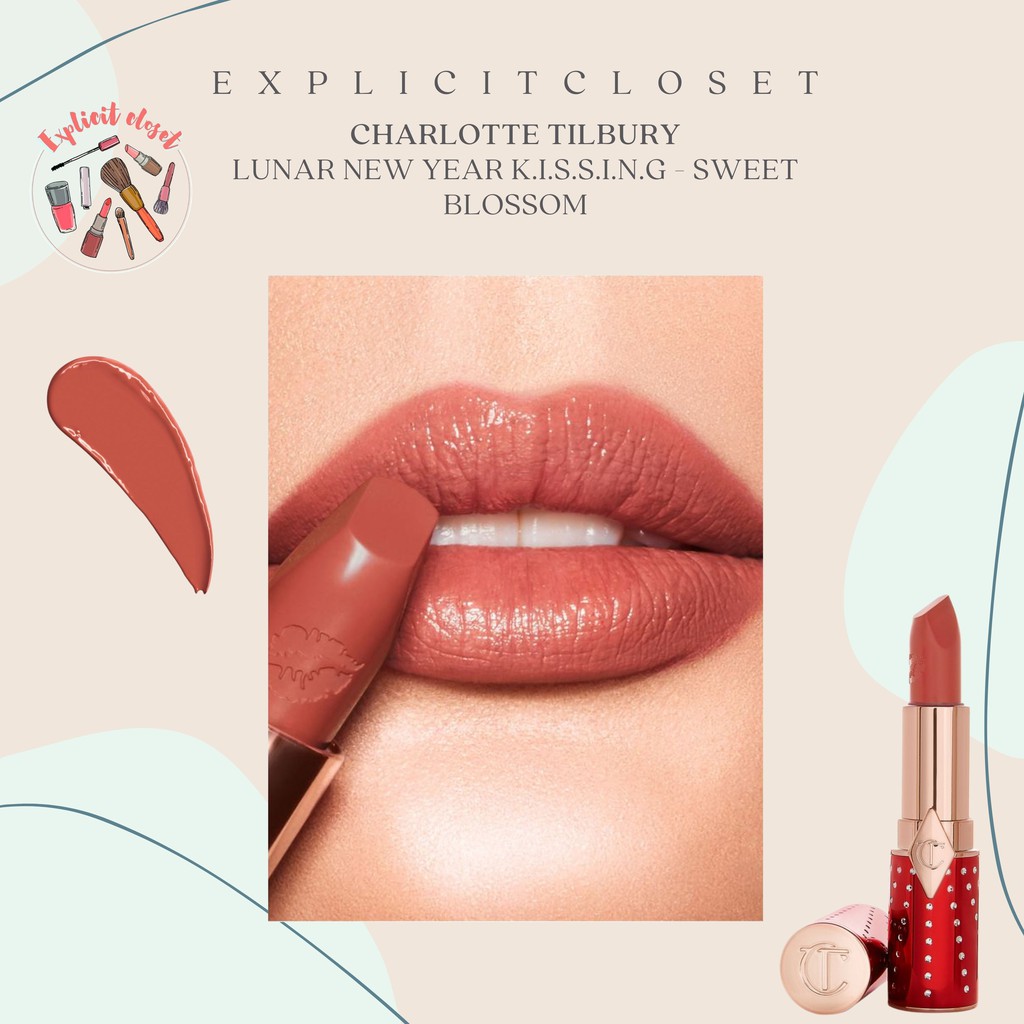 Charlotte Tilbury Lunar New Year K I S S I N G Sweet Blossom Shopee Indonesia