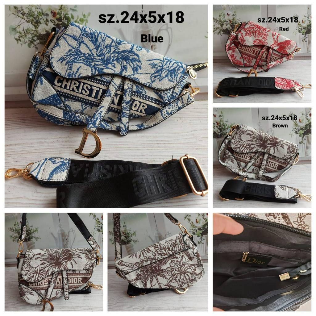 Tas Wanita Import Cristi DR Saddle Bahan Kanvas