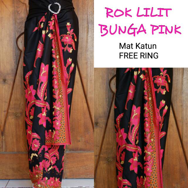 ROK LILIT BUNGA dan CAPE BRUKAT / ROK BATIK / ROK PESTA / ROK LILIT WISUDA