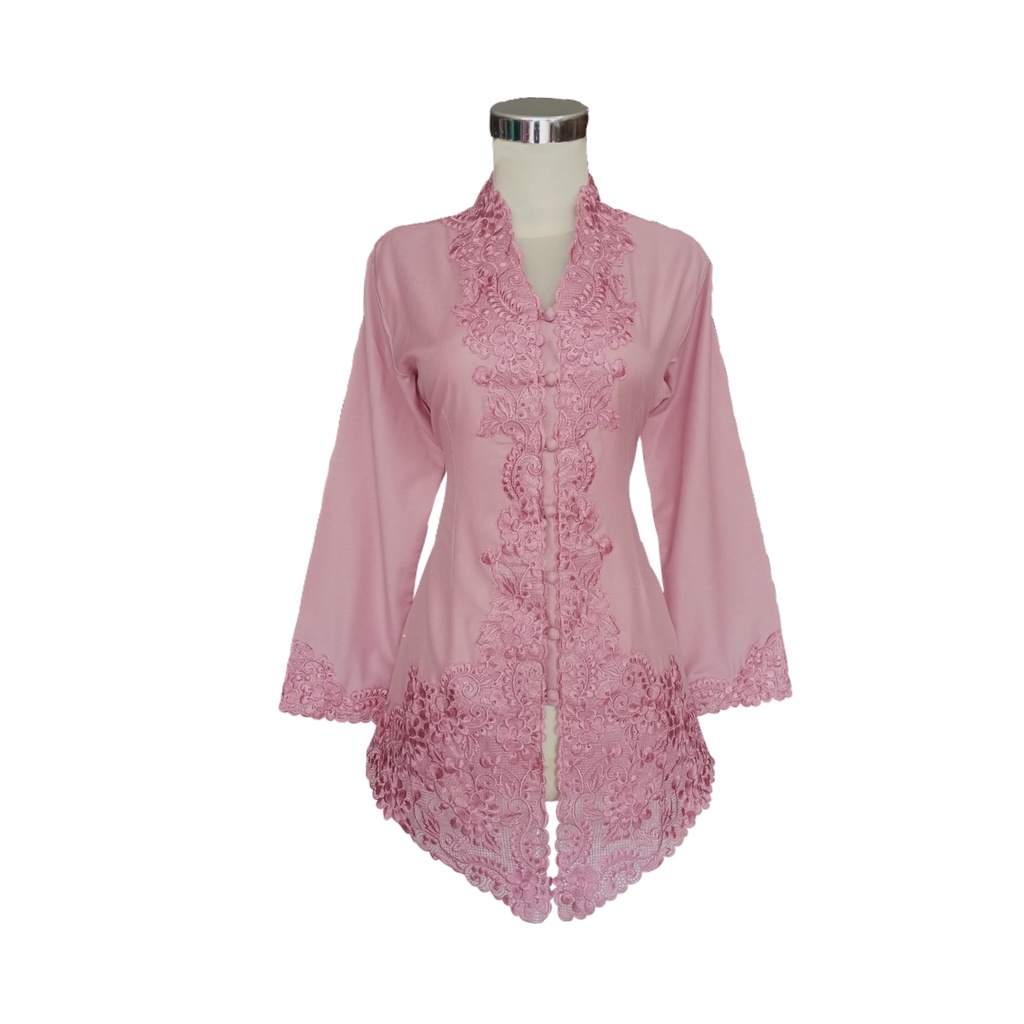 Kebaya Katun Bordir Dusty Intan Lily 724