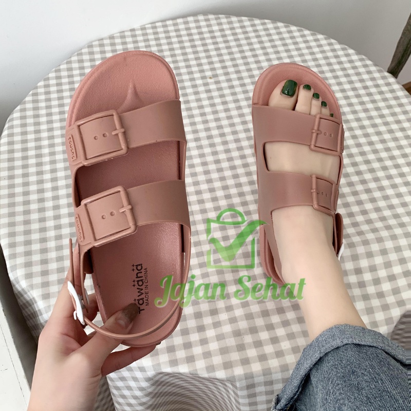 Sandal Tawana Casual Double Strap Sendal Wanita Tali T4-2021