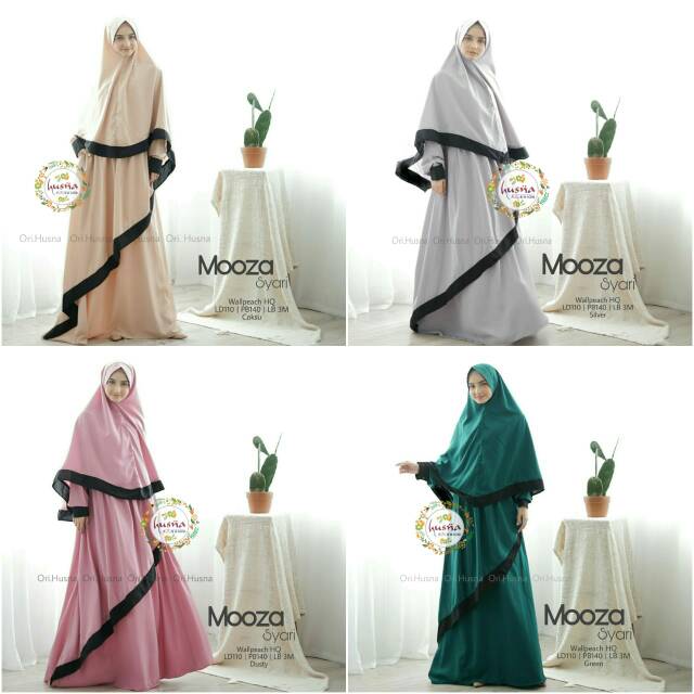 Gamis Mooza syari by Husna