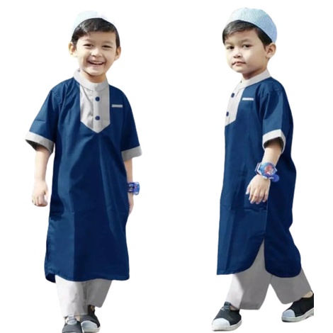 baju koko anak/ gamis anak / stelan koko anak model ust jefri