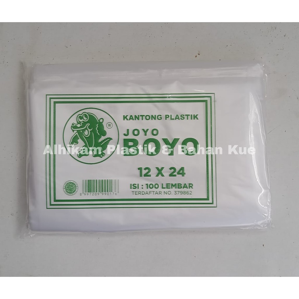 Kantong Plastik Joyo Boyo HD Hijau 12X24