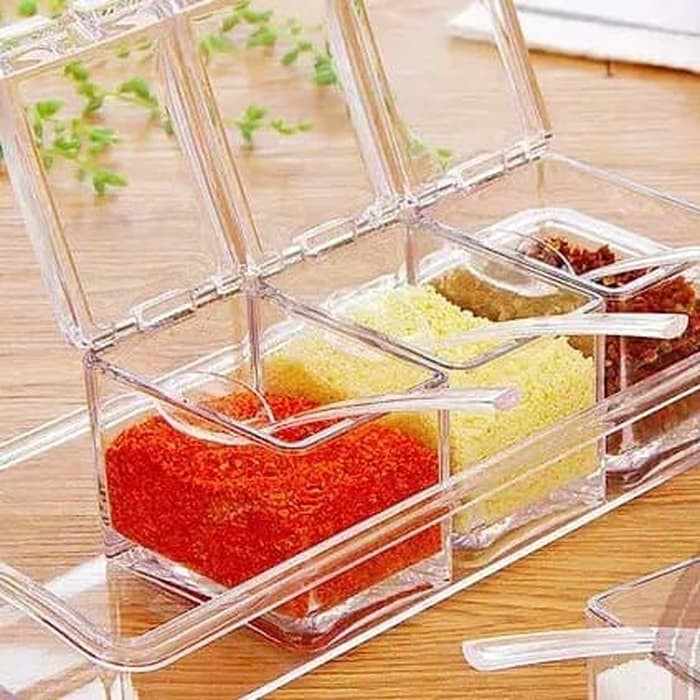

CRYSTAL SEASONING BOXBOX BUMBU DAPURTEMPAT BUMBU DAPUR