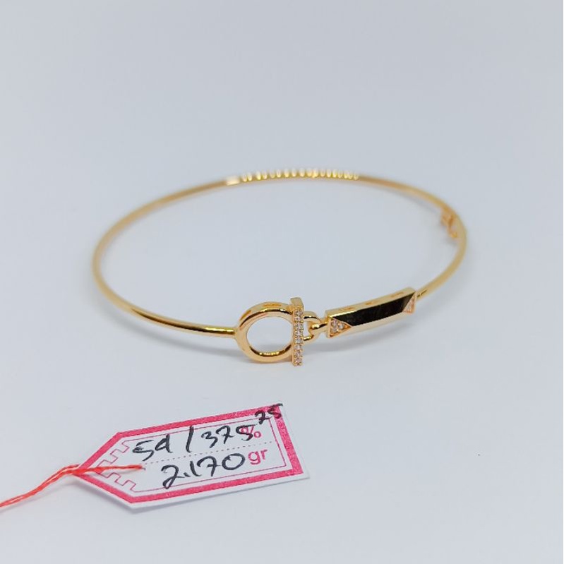 GELANG OVAL TERBARU EMAS ASLI 375%/8K