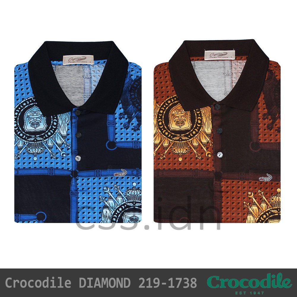 Kaos Kerah Pria Crocodile Diamond 219-1738