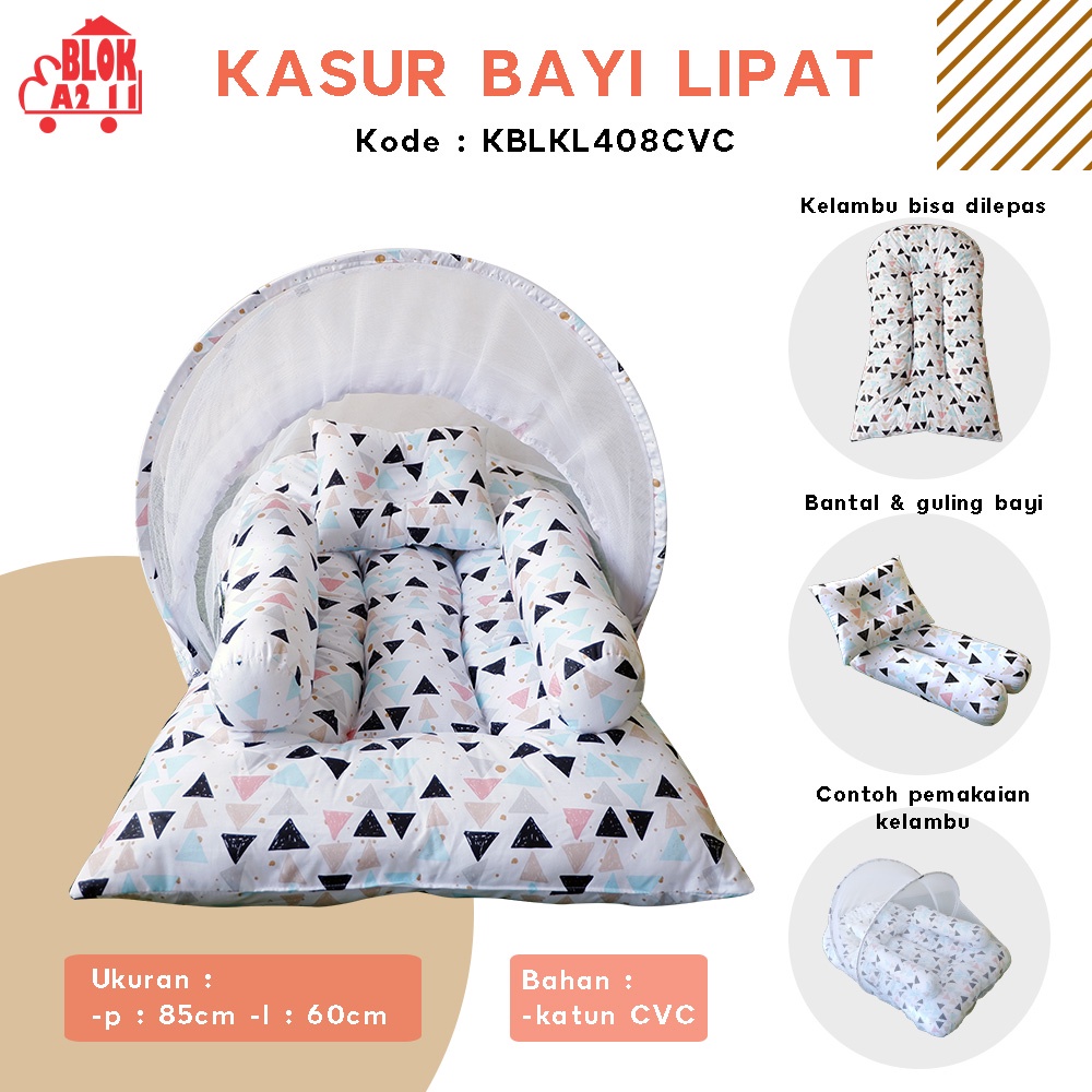 Babyshop Baby Bedding Set Katun Jepang Kasur Bayi Lipat Murah Perlengkapan Bayi Cewek Baru Lahir