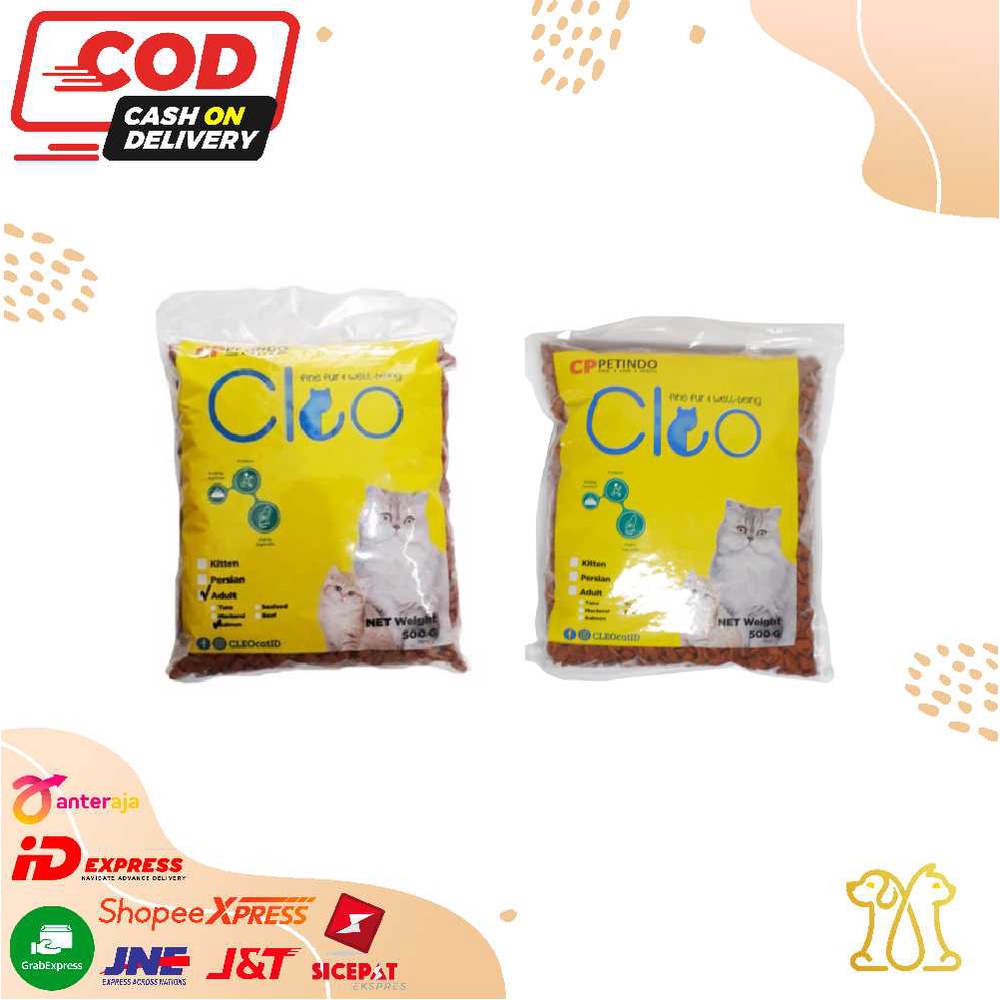 CLEO 500gr REPACK ALL VARIAN Rasa Tuna Rasa Salmon Cleo Kitten Cleo Persian Cleo Salmon Cleo Tuna Cl
