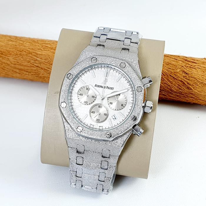 Promo JAM TANGAN MEREK AP RANTAI STAINLESS PRIA / JAM TANGAN PRIA SUPER Diskon