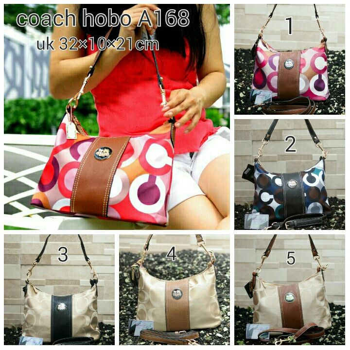 TAS COACH HOBO SATIN SEMI PREMIUM
