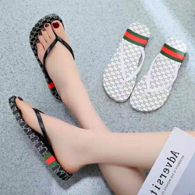 Sandal Jepit Bungkus Gucii Premium