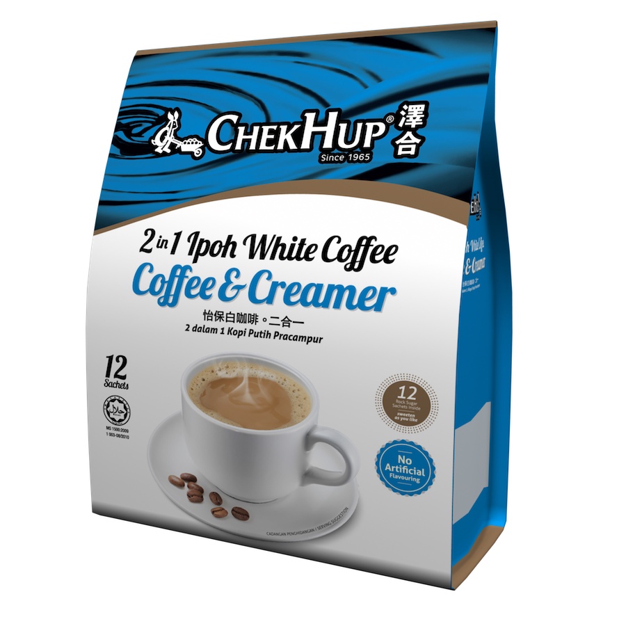 IPOH WHITE COFFEE CREAMER NO SUGAR CHEKHUP KOPI 2-IN-1 INSTAN