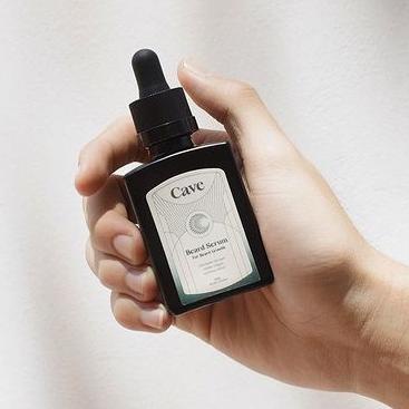 ♔ CAVE BEARD SERUM 30 ml Original Penumbuh Kumis Jambang Jenggot Brewok Alis Rambut Serum Pria Cave 